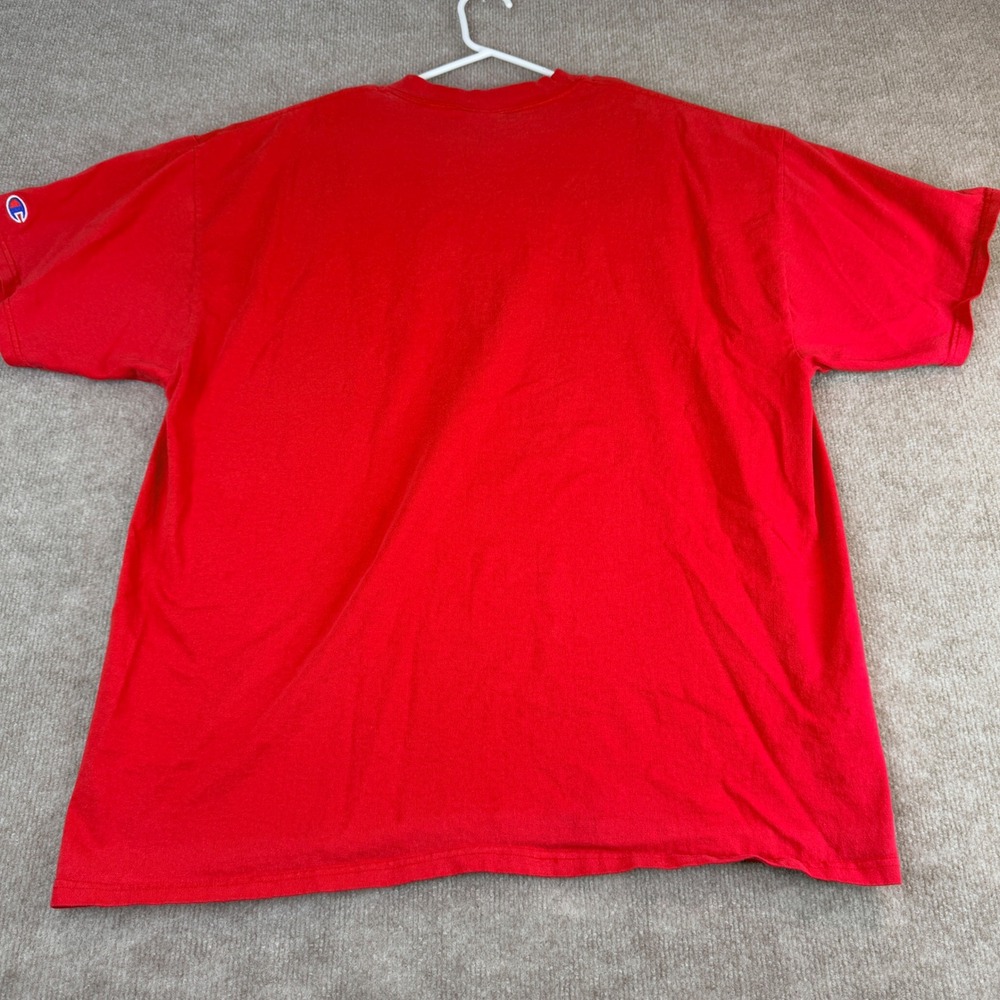 Champion Red Authentic Athletic vintage 90s T Shirt XX Large TTG - Picture 11 of 12